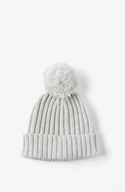Cotton On Kids Organic Knit Beanie In Cloud Marle