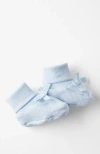 Cotton On Kids Organic Knit Booties In Blue