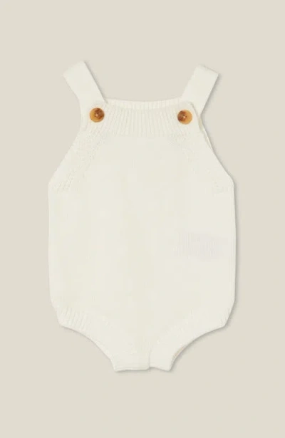Cotton On Kids Organic Knit Bubbbysuit In Milk