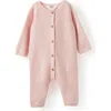 Cotton On Kids Organic Knit Long Sleeve All In One In Pink