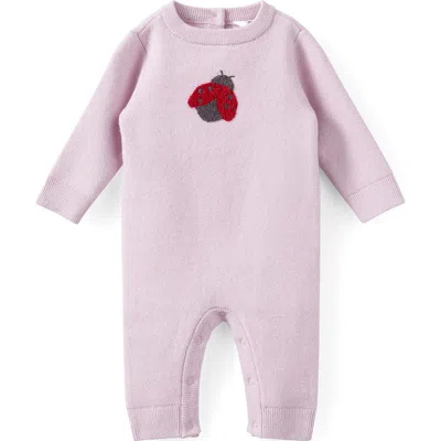 Cotton On Kids Organic Knit Long Sleeve All In One In Purple