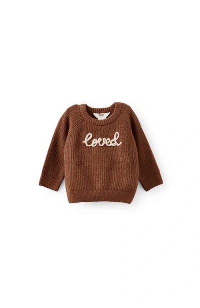 Cotton On Kids Organic Knit Sweater In Brown