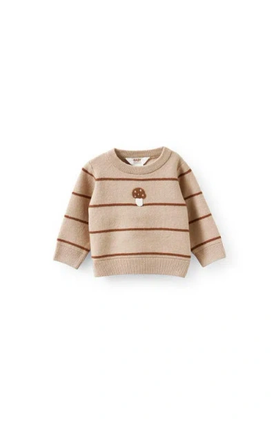 Cotton On Kids Organic Knit Sweater In Neutral