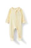 Cotton On Kids Organic Pointelle Zip All In One Romper In Neutral
