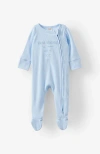 Cotton On Kids Organic Pointelle Zip All In One Romper In Blue