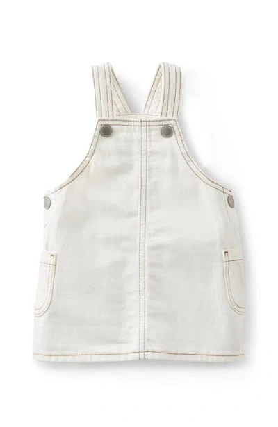 Cotton On Kids Paisley Pinafore Dress In Ecru