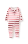 Cotton On Kids The Billie Long Sleeve Rib Romper In Red