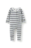 Cotton On Kids The Billie Long Sleeve Rib Romper In Gray