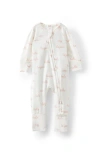 Cotton On Kids The Billie Long Sleeve Zip Romper In White