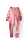 Cotton On Kids The Billie Long Sleeve Zip Romper In Red