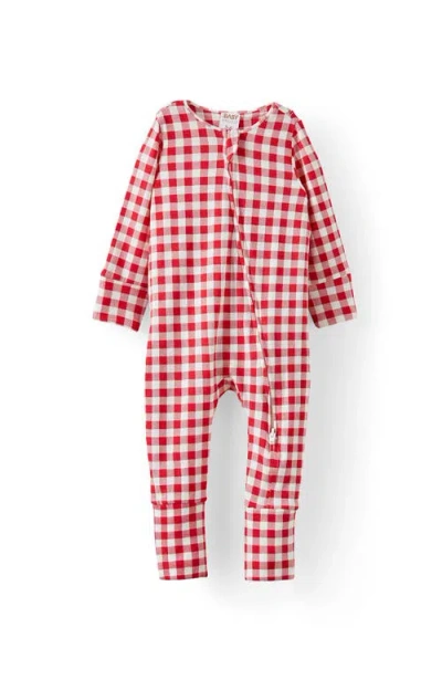 Cotton On Kids The Billie Long Sleeve Zip Romper In Red