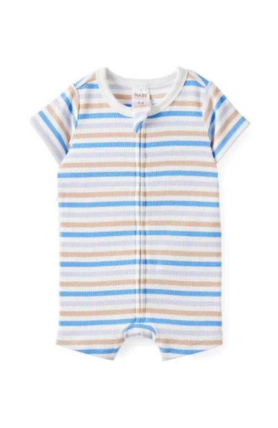 Cotton On Kids The Billie Short Sleeve Zip Romper In Multi