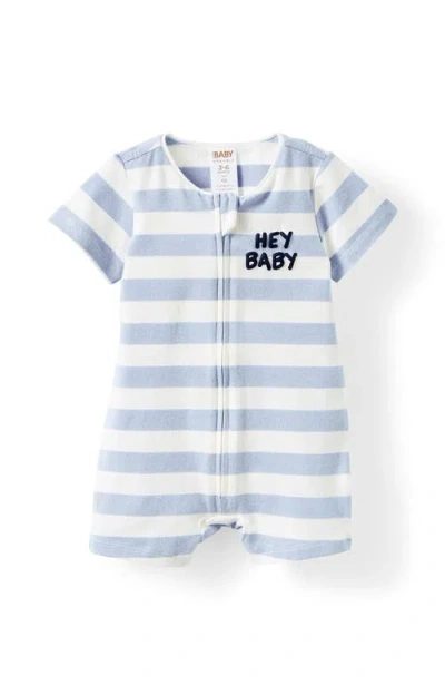 Cotton On Kids The Billie Short Sleeve Zip Romper In White