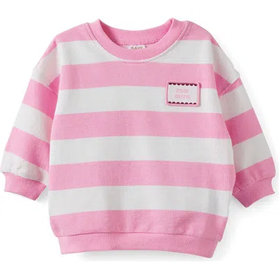 Cotton On Kids Tyla Knit Sweatshirt In Pink