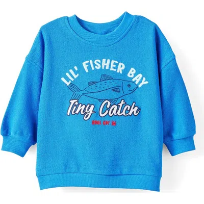 Cotton On Kids Tyla Knit Sweatshirt In Blue