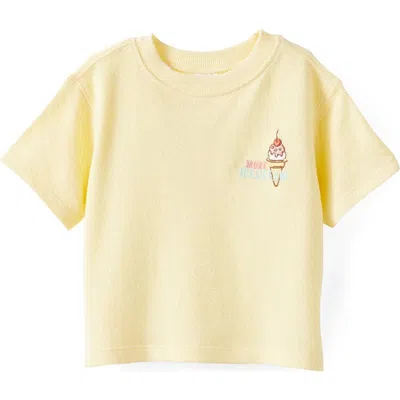 Cotton On Kids Tyla Knit Tee In Yellow