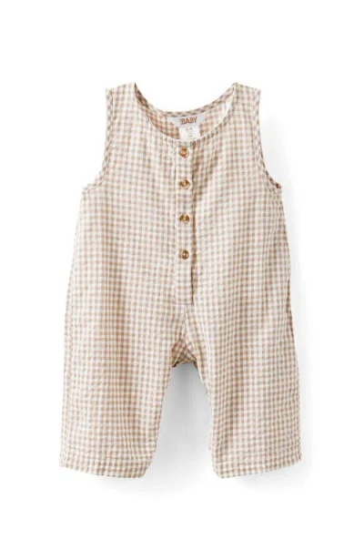 Cotton On Babies'  Kids Willow Sleevelss Romper In Brown