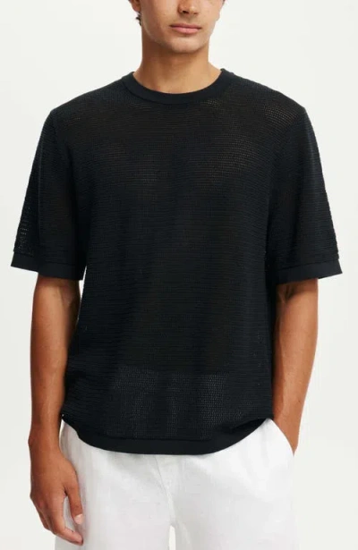 Cotton On Knit Tee In Black