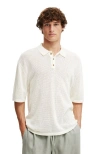 Cotton On Knitted Polo In White