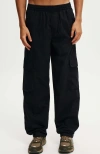 Cotton On Knox Baggy Cargo Pant In Black