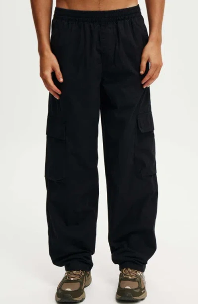 Cotton On Knox Baggy Cargo Pant In Black