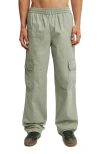 Cotton On Knox Baggy Cargo Pant In Soft Green