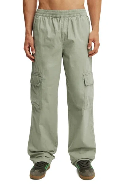 Cotton On Knox Baggy Cargo Pant In Soft Green