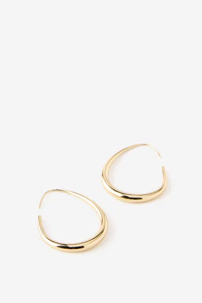 Cotton On Large Hoop Earring In Gold