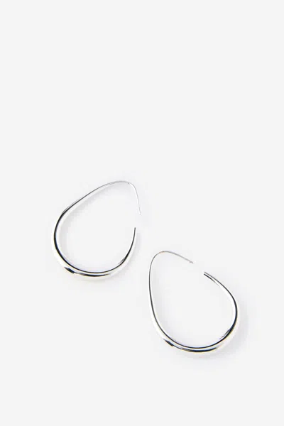 Cotton On Large Hoop Earring In Gray