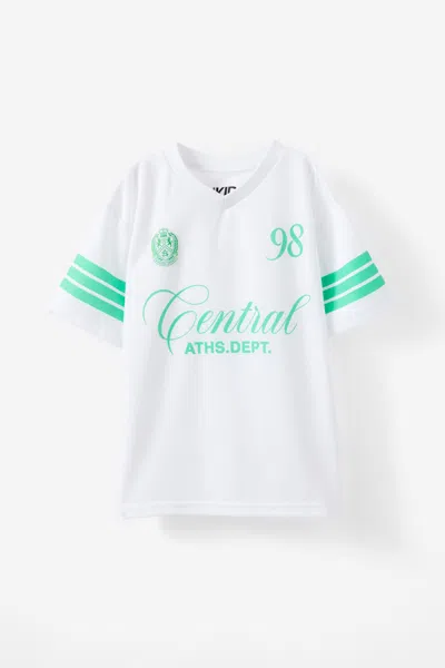 Cotton On Kids' Lewi Short Sleeve Sports Tee In White