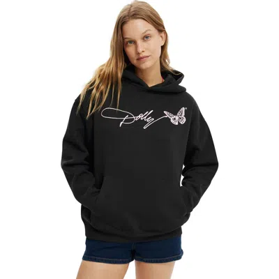 Cotton On License Graphic Hoodie In Lcn Img Dolly Logo  Washed