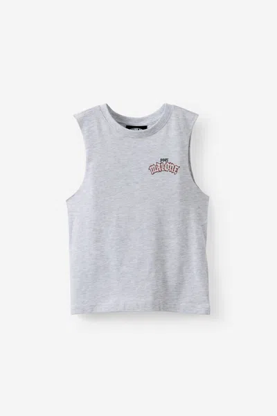 Cotton On Kids' License Muscle Tank In Gray