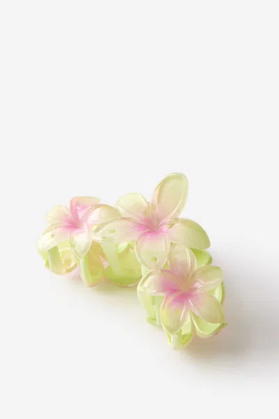 Cotton On Lily Hair Claw In Green
