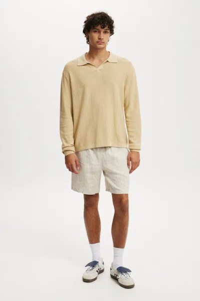 Cotton On Linen Easy Short In Neutral