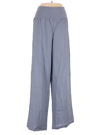 Pre-owned Cotton On Linen Pants In Blue