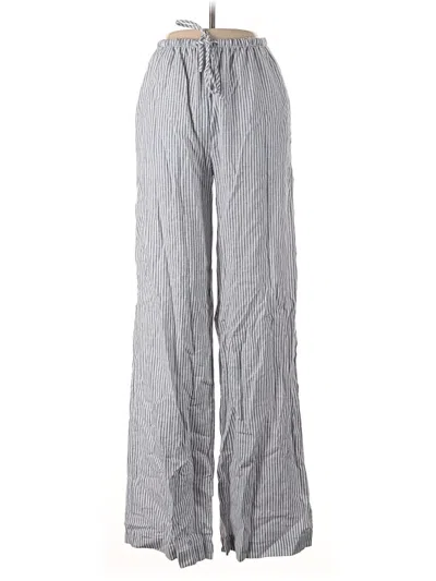 Pre-owned Cotton On Linen Pants In Gray
