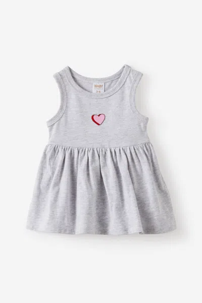Cotton On Kids' Lola Tank Dress In Gray