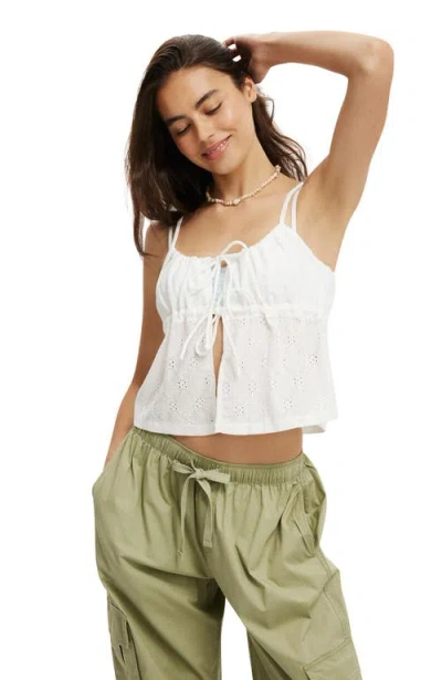 Cotton On Lola Tie Up Cami In White