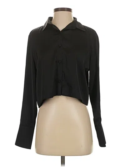 Pre-owned Cotton On Long Sleeve Blouse In Black