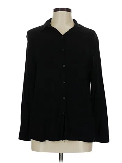 Pre-owned Cotton On Long Sleeve Blouse In Black