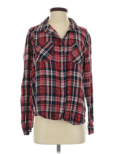 Pre-owned Cotton On Long Sleeve Button Down Shirt In Red