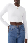 COTTON ON COTTON ON LONG SLEEVE CROP T-SHIRT