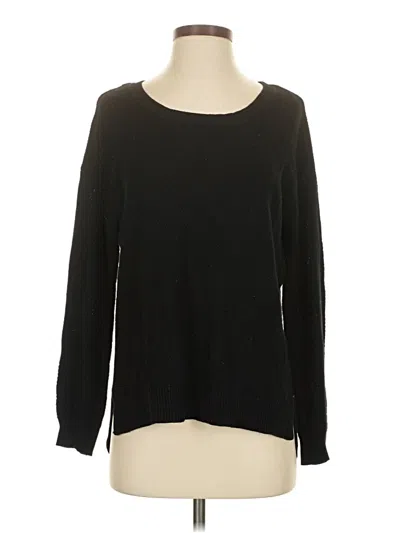 Pre-owned Cotton On Long Sleeve Top Black Boatneck Tops