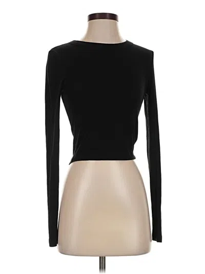 Pre-owned Cotton On Long Sleeve Top Black Turtleneck Tops