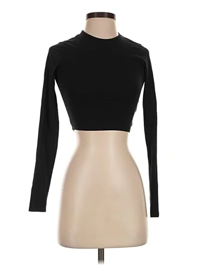 Pre-owned Cotton On Long Sleeve Top Black Turtleneck Tops