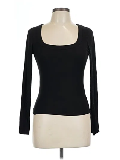 Pre-owned Cotton On Long Sleeve T-shirt In Black