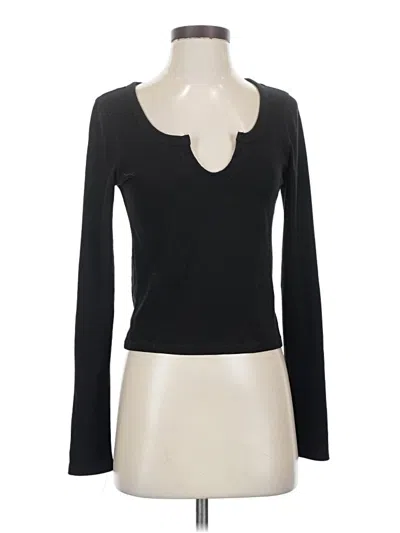 Pre-owned Cotton On Long Sleeve T-shirt In Black