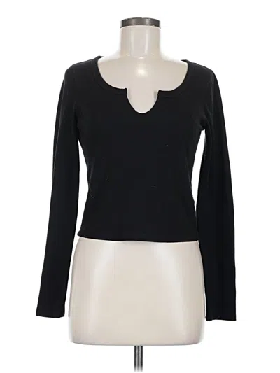 Pre-owned Cotton On Long Sleeve T-shirt In Black