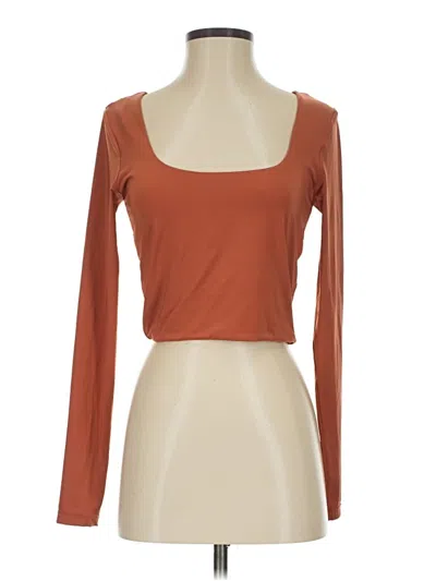 Pre-owned Cotton On Long Sleeve T-shirt In Brown