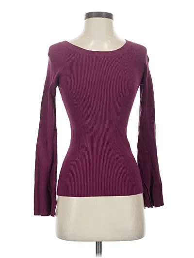 Pre-owned Cotton On Long Sleeve T-shirt In Burgundy